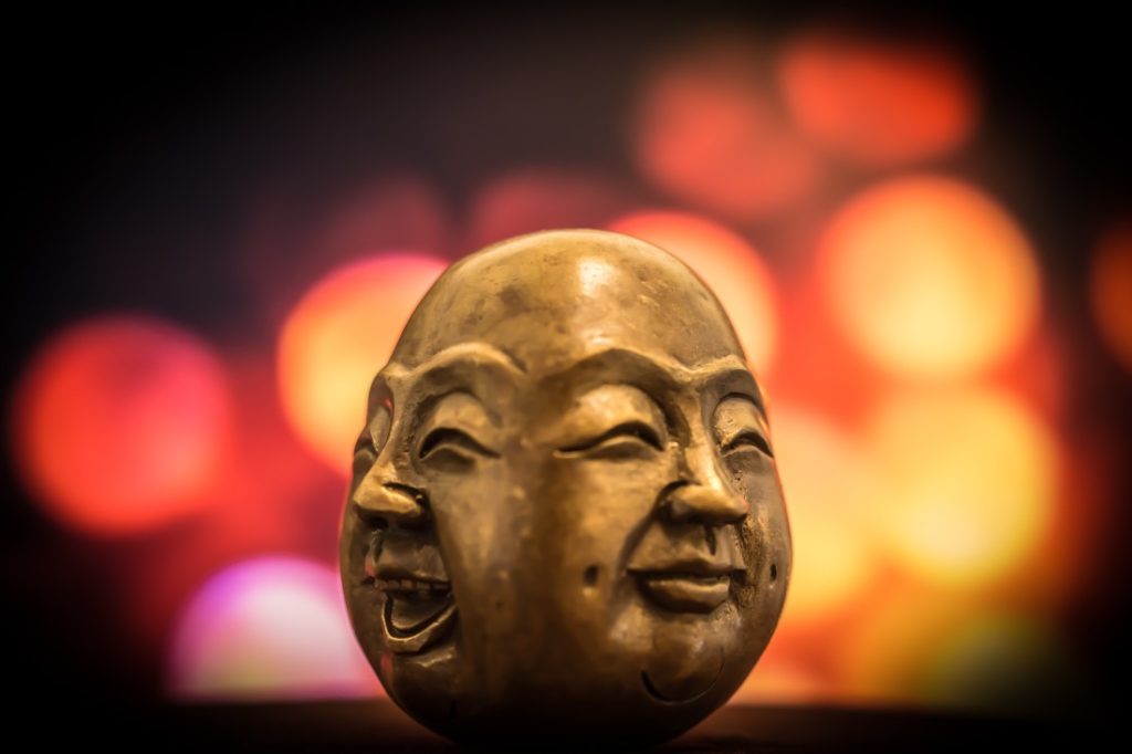 Glück Buddha